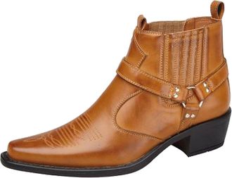 US Brass Mens Cowboy Boots