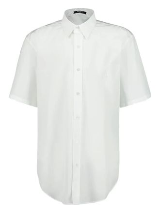 Balmain regular-fit poplin shirt - men - Cotton - 41 - White