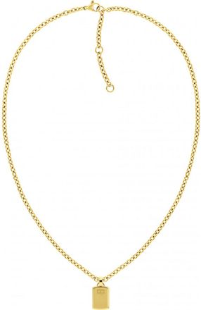 Tommy Hilfiger Womens 2780824 Necklace - Gold Stainless Steel - One Size