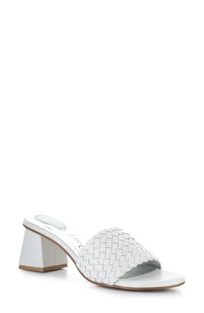 Bos. & Co. Wella Slide Sandal in White at Nordstrom, Size 10-10.5Us