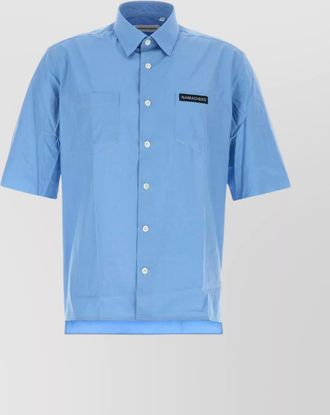 Namacheko guardia shirt with chest pockets and short sleeves