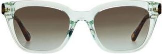 Fossil 51mm Square Sunglasses in Crystal Green at Nordstrom Rack