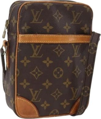 Louis Vuitton Pre-owned Cross Body Bags, female, Brown, Size: ONE SIZE Pre-owned Vintage Canvas Cross Body Bag
