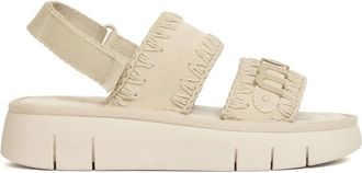 Mou Bounce Sandal - Dames - Sandalen - Beige - 37 EU - Leer - Schoenen
