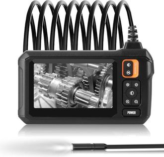 OEM C&aacute;mara De Inspecci&oacute;n Endosc&oacute;pica Industrial, C&aacute;mara Endosc&oacute;pica Para Alcantarillado Ips De 4,3 Pulgadas Con Cable Impermeable Ip67, Port&aacute;til, 1920p Co