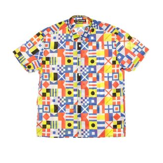 Iuter Brotherhood Shirt Multi - Heren - Korte mouwen Overhemden - Veelkleurig - L - Katoen - Overhemden