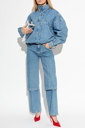 The Attico Denim Jacket, Womens, Blue