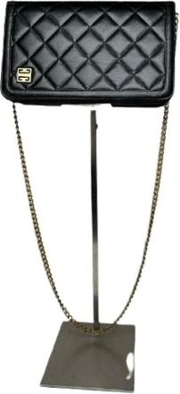 Givenchy Pre-owned Cross Body Bags, female, Black, Size: ONE SIZE Pre-owned Vintage Shoulder Bag