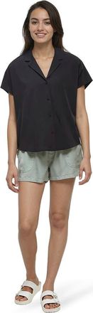 tentree Harding Shirt in Meteorite Black at Nordstrom, Size 12