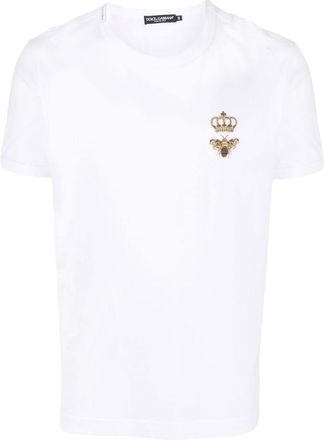 Dolce & Gabbana White Logo cotton t-shirt