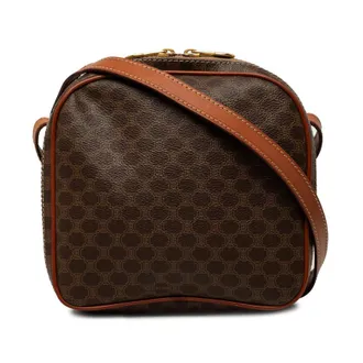 Celine Pre-owned Celine Macadam Coated Canvas Crossbody Ladies EF04GHHILDOPNTYY