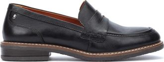 Pikolinos Aldaya Loafer - Dames - Loafers - Zwart - 38 EU - Leer - Schoenen