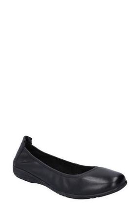 Josef Seibel Fenja 01 Flat in Black/Black at Nordstrom Rack, Size 9-9.5Us / 40Eu