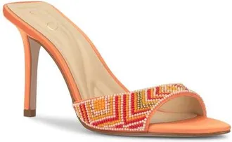 Jessica Simpson Dravie Sandal in Bright Tangerine at Nordstrom, Size 6.5