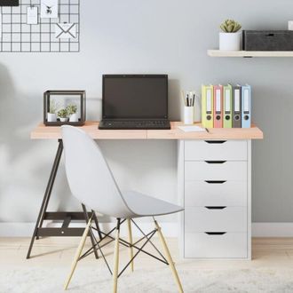 vidaXL Furniture Limited - Piano per Tavolo 120x60x(2-4)cm in Rovere