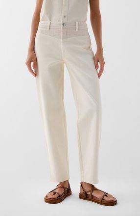 Scalpers White Trize Denim Pant in Offwhite at Nordstrom, Size 36 Eu
