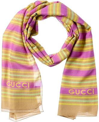 Gucci Silk-Blend Scarf