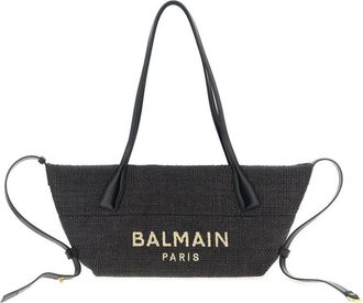 Balmain Black Track Small Tote