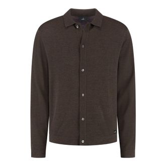 Wahts Mens Knitwear, TargetGroup:Men Dark Brown Melange / XXL