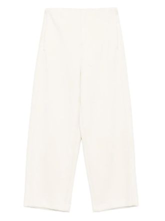 Max Mara Cropped palazzo broek - 001 WHITE