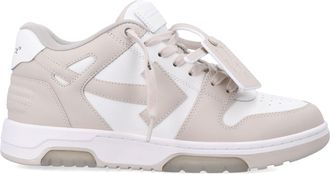 Off-white Perforated Out Of Office Low-Top Sneakers