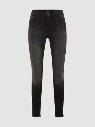 Only Stone Washed Skinny Fit Jeans in Black, Größe XL/30