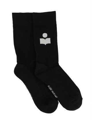 Isabel Marant Siloki Socks - Black