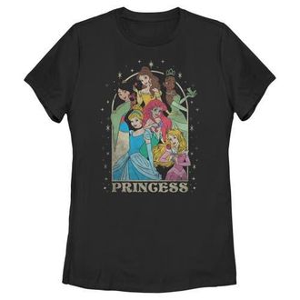 Disney Womens Disney Princess Arch Graphic T-Shirt in Black at Nordstrom, Size Xx-Large