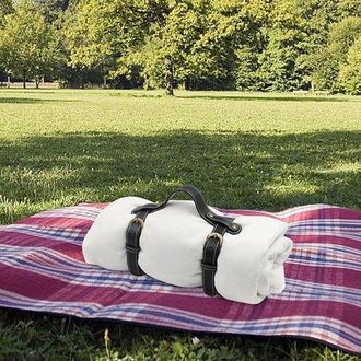 OEM Correa De Transporte Ajustable De Cuero Sint&eacute;tico Para Mantas De Picnic