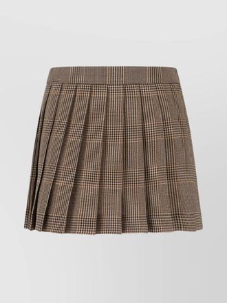 Golden Goose Journey WS Pleated Skirt Prince Of Wales