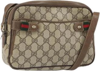 Gucci Pre-owned Plastic Cross Body Tas - Dames - Vintage Schoudertas - Beige - ONE Size - Vintage