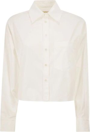 Max Mara Pleated Back Shirt - Dames - Overhemden - Wit - XS - Overhemden