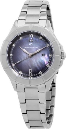 Technomarine Luna Quartz Crystal Ladies Watch TM-826001
