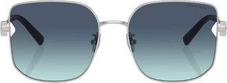 Tiffany & Co. Azure Gradient Blue Square Ladies Sunglasses TF3105D 60019S 58