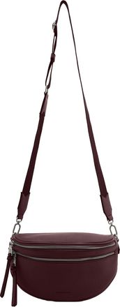 Fredsbruder FREDsBRUDER Bestie Leather Shoulder Bag Dark Red Wine Red