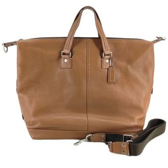 Coach Brown Shoulder Bag Tote Bag (Pre-Owned)
