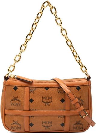 MCM Pre-owned MCM Mini Visetos Coated Canvas Delmy Chain Satchel Ladies OH28CE99HNBEUDLG