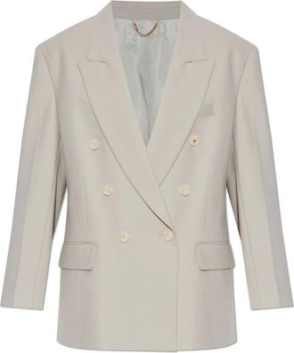 Victoria Beckham Mujer, Chaquetas, Gris, Talla: XS