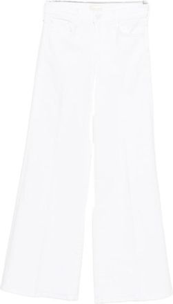 Mother Twister Sneak White Jeans