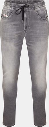 Diesel Mens Striket Jog Pant jn in Black/Grey Denm - Black/Dark Grey - Size 26W/32L