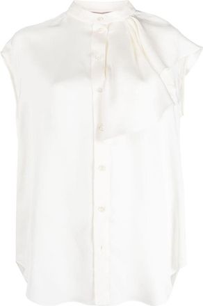 Alexander McQueen Fuild Double Satin Shirt