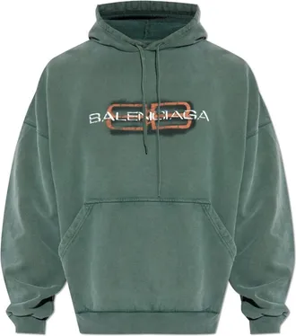 Balenciaga Hombre, Sudaderas, Verde, Talla: XS