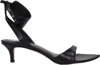 Isabel Marant Isabel Marant Womens Ela Anklewrap Heel Sandals - Black Leather - Size EU 37