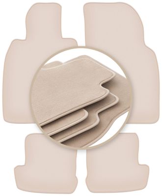 OEM Alfombrillas Beige Premium Para Porsche 911 (tipo 991) Coup&eacute;, Targa, Cabrio 2010-2019