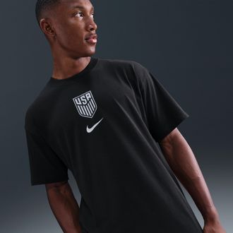 Nike USMNT Premium Goalkeeper Nike Mens Soccer T-Shirt in Black | IO4585-010