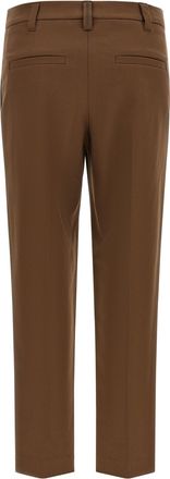 Brunello Cucinelli Womens Brown Cotton Cropped Pants