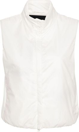 Herno Ecoage padded gilet - women - Polyamide/Polyamide/Polyurethane/Polyester - 44 - White