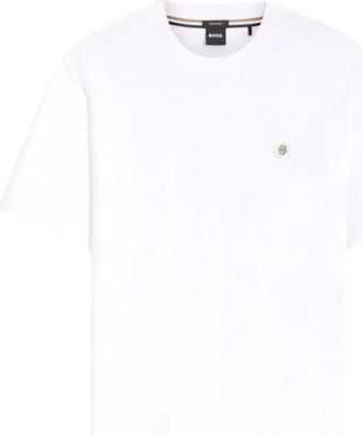 HUGO BOSS C-Taut 01 T-shirt - Heren - T-shirts - Wit - L - Katoen - Tops
