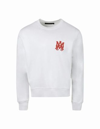 Amiri Mens Amiri MA Logo White Sweatshirt - Size: 36