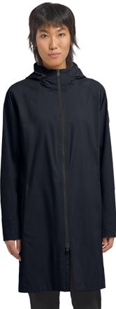 Jack Wolfskin Funktionsmantel JACK WOLFSKIN WELLSEE COAT W, Damen, Gr. XXL, blau (schwarz navy), Obermaterial: 100% Polyamid, M&auml;ntel Funktionsmantel, W&auml;rmend, windd